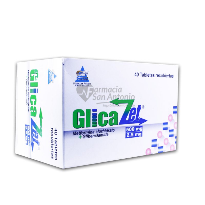 GLICAZET 500/2.5MG X 40 TAB