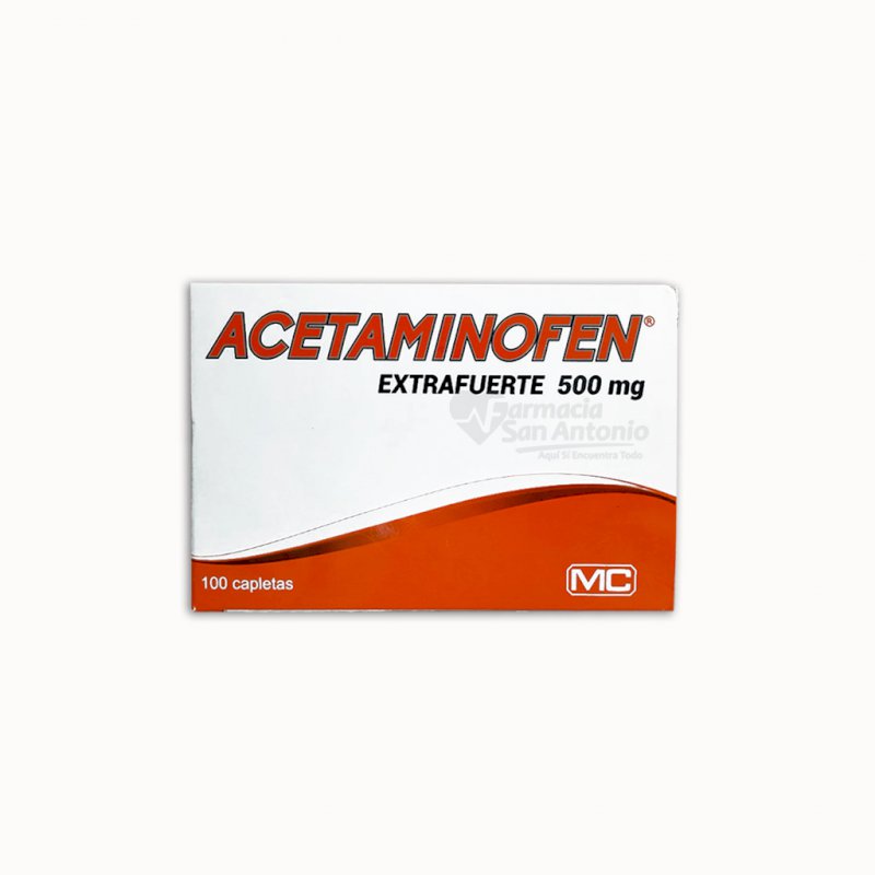 ACETAMINOFEN EF 500MG X 100 CAPS