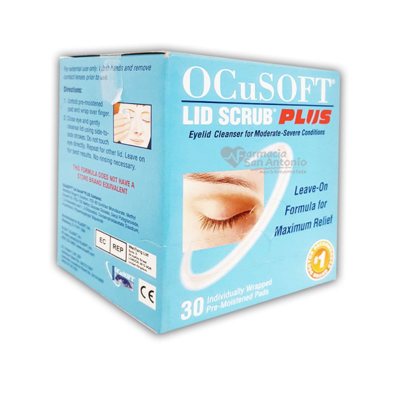 OCUSOFT LID/SCRUB 30 GASAS HUMEDECIDAS