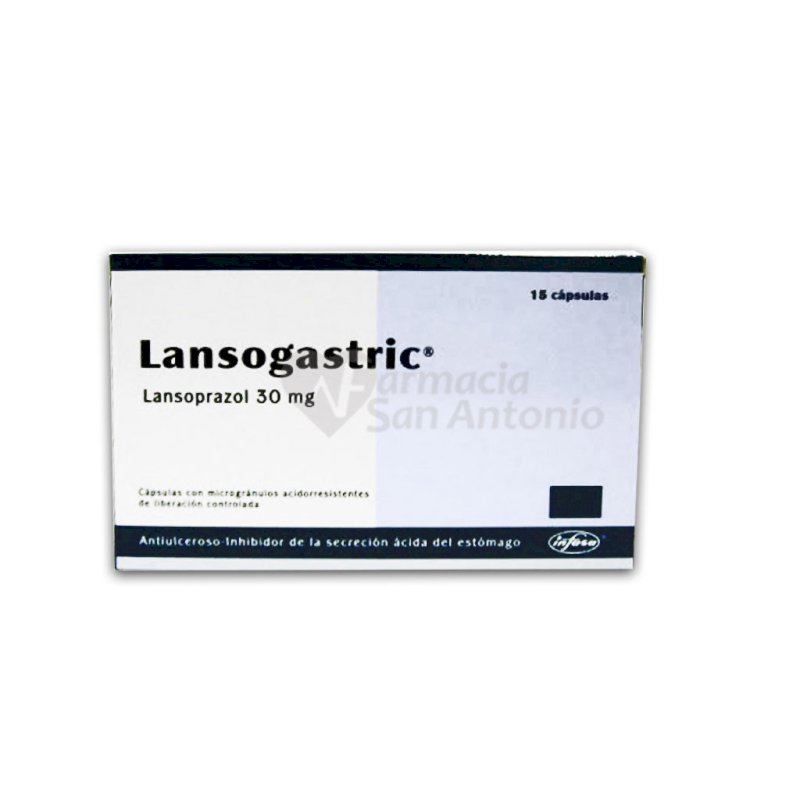 LANSOGASTRIC 30MG X 15 CAPS