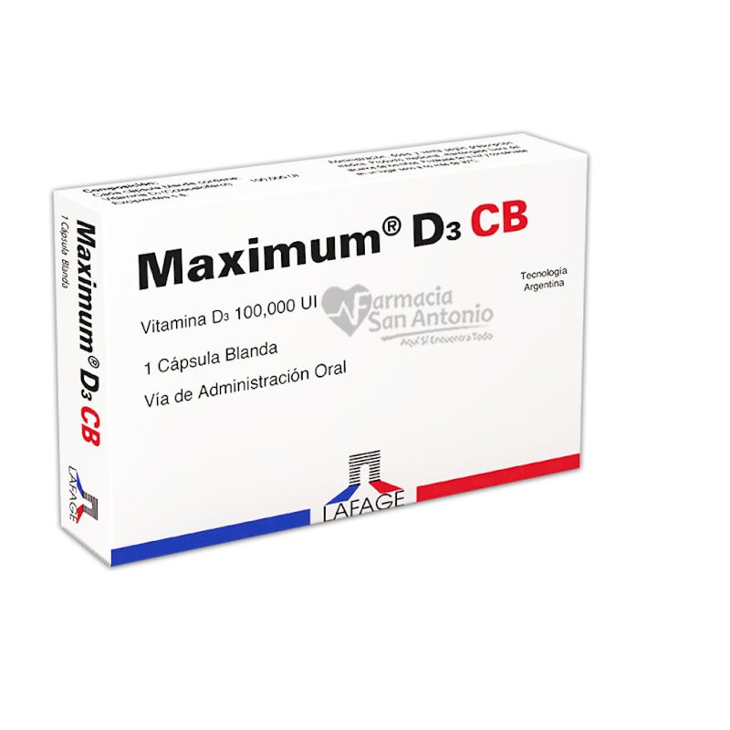 MAXIMUM D3 X 1 CAPS BLANDA