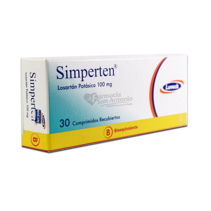 SIMPERTEN 100MG X 30 COMP