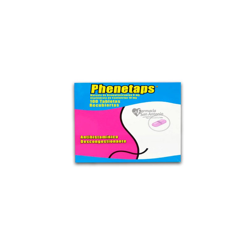 PHENETAPS X 100 TABLETAS