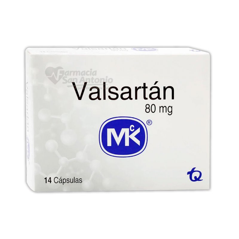 VALSARTEG 80 MG X 14 CAP