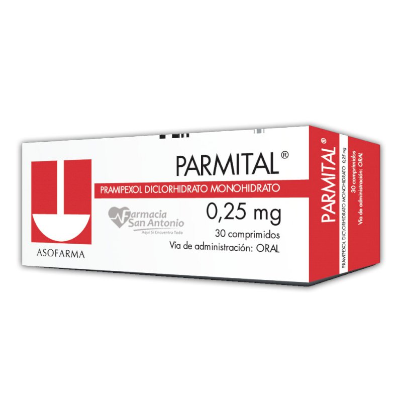 PARMITAL 0.25MG X 30 COMP