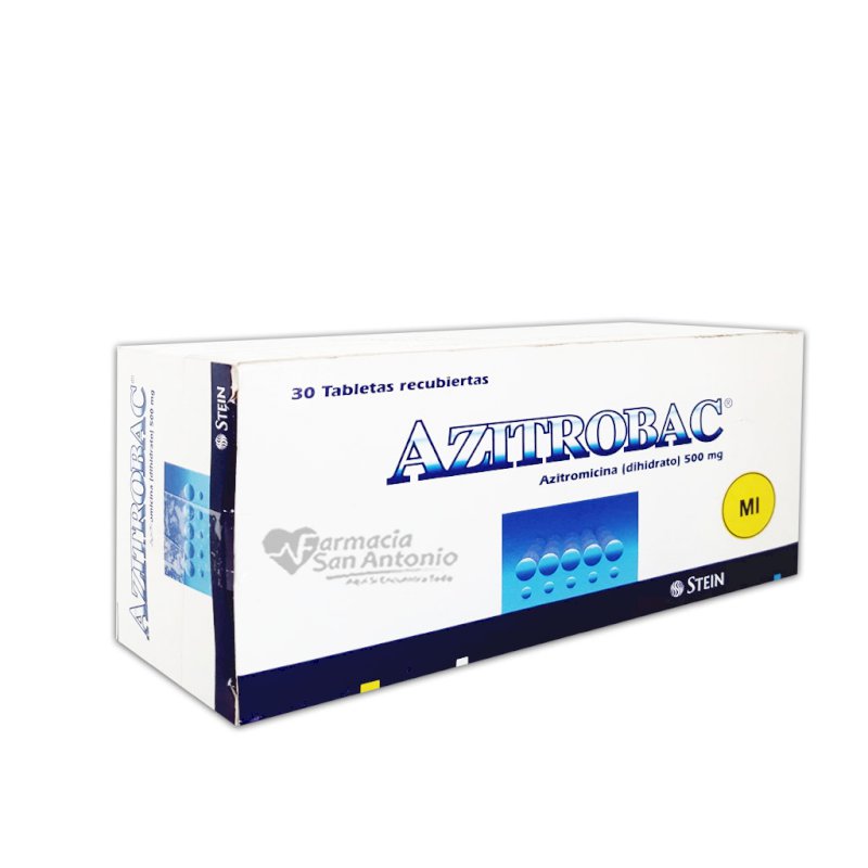 UNIDAD STEIN AZITROBAC 500 X 30 TABS