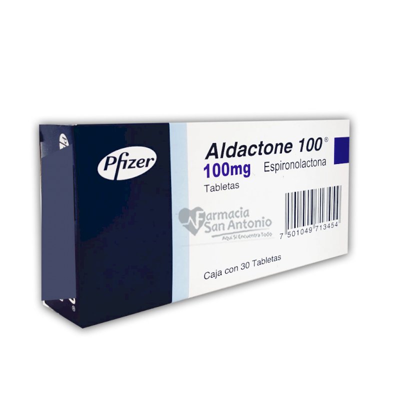 UNIDAD ALDACTONE 100 MG X 30 TAB & Farmacia San Antonio