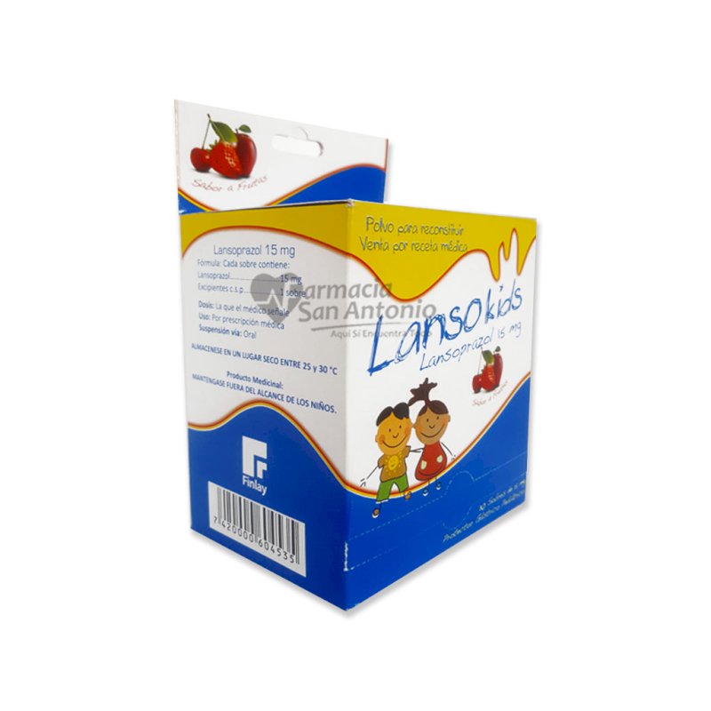 LANSOKIDS 15MG X 30 SOBRES