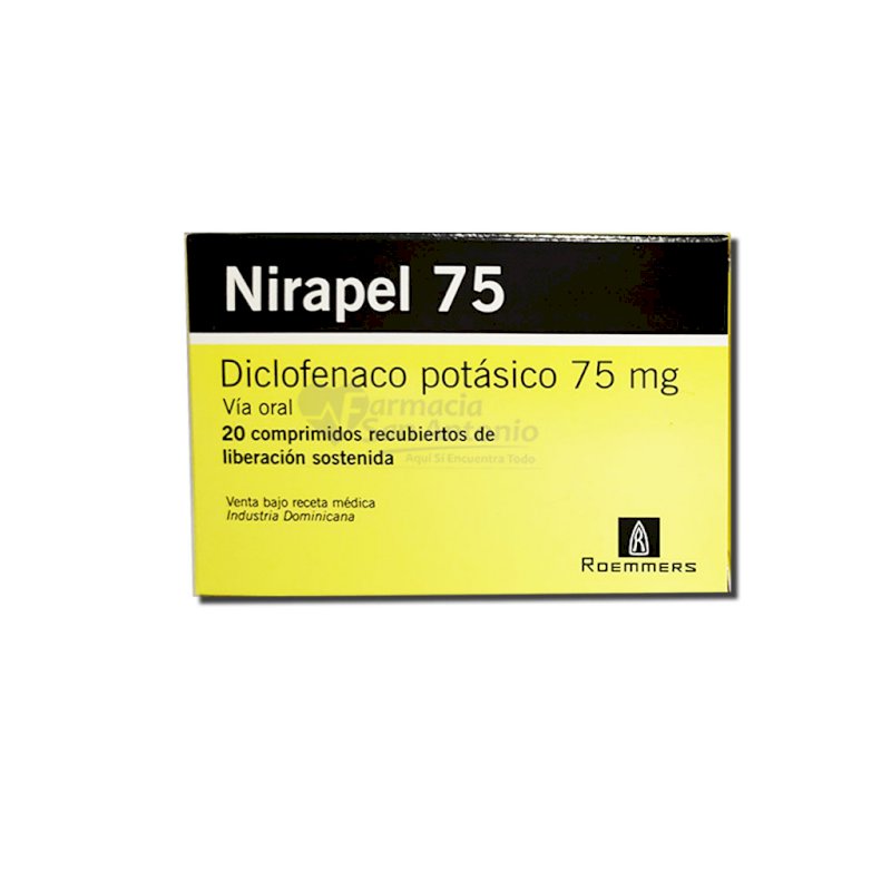 NIRAPEL 75MG X 20 COMP $