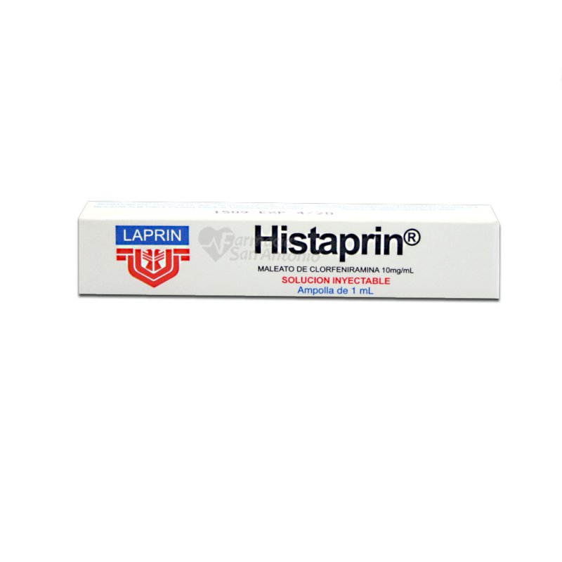 HISTAPRIN AMPOLLA 10MG/1MLX1