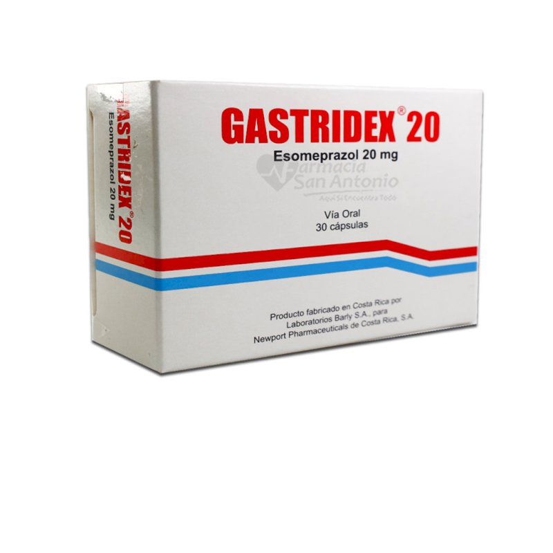 UNIDAD GASTRIDEX 20 MG X 30 CAP