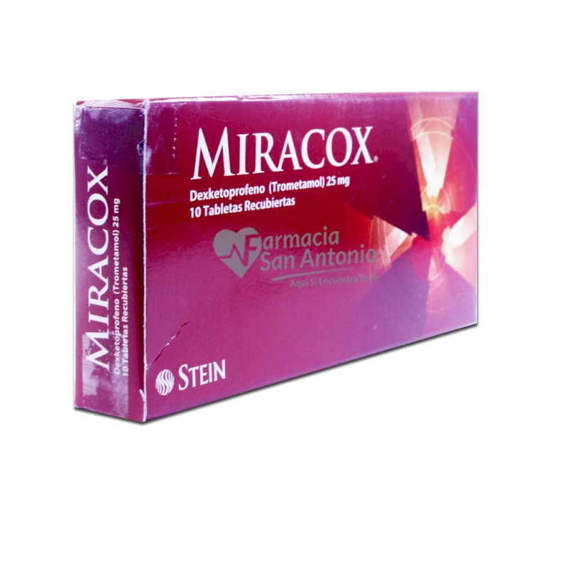 UNIDAD STEIN MIRACOX 25 MG X 10 TAB