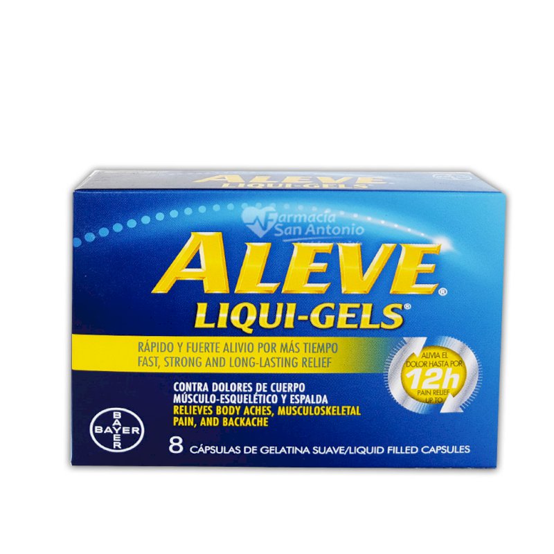 ALEVE LIQ. GEL X 8 GEL-CAPS