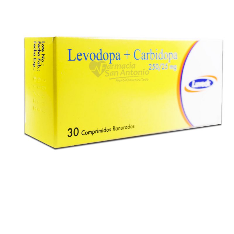 LEVODOPA+CARBIDOPA X 30 TABS
