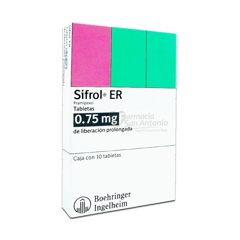 SIFROL ER 0.75MG X 10 TABS