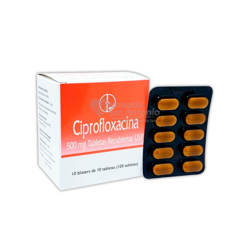 CIPROFLOXACINA 500MG 10 X 10