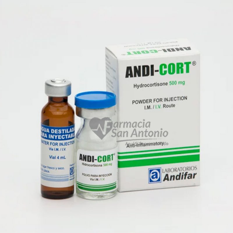ANDI-CORT 500MG X 1 AMP IM/IV