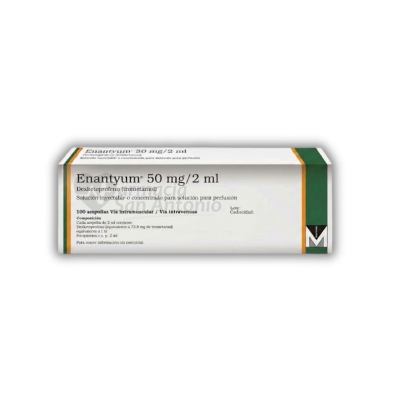 UNIDAD ENANTYUM 50MG X 100 AMP HOSP