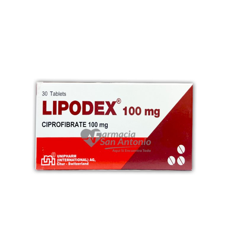 LIPODEX 100MG X 30 TABS