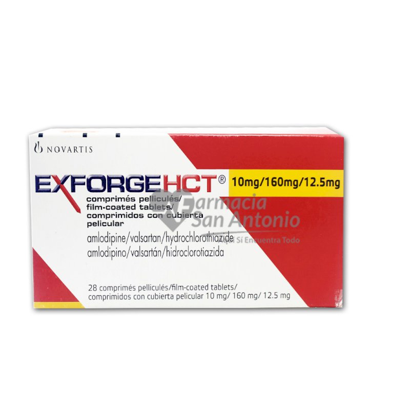 EXFORGE HCT 10/160/12.5MG X 28 COMP