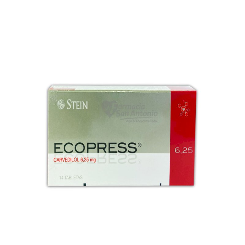 ECOPRESS 6.25MG X 14 TAB