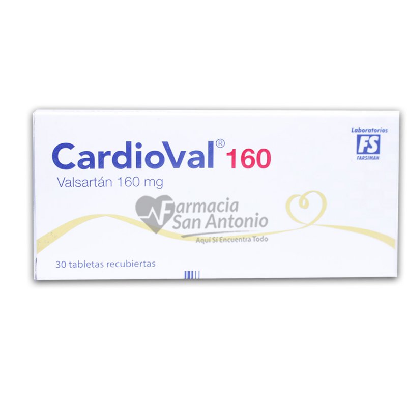 CARDIOVAL 160MG X 30 TAB