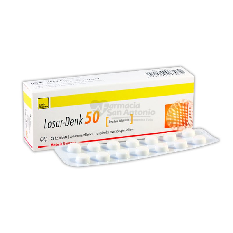 LOSARTAN DENK 50MG X 28 TAB