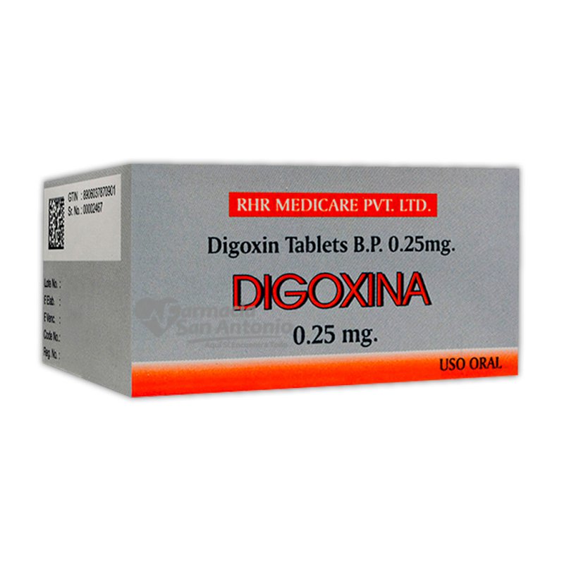 DIGOXINA PHARMA INTER 0.25MG X 100 TABS