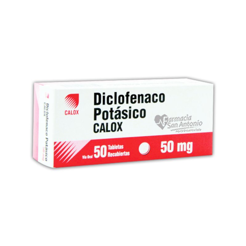 DICLOFENACO POTASICO CALOX 50MG X 50 TAB