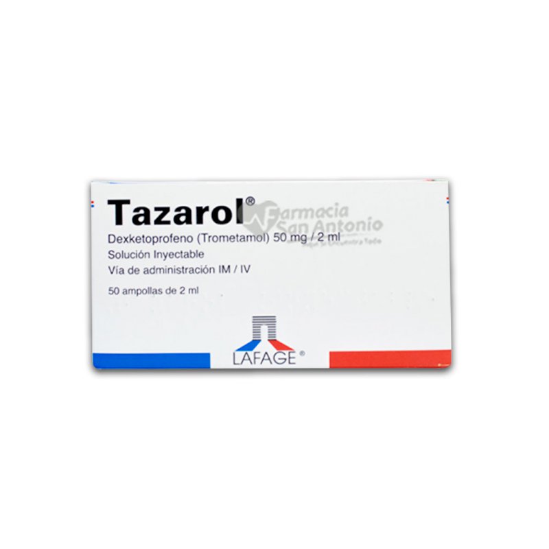 UNIDAD TAZAROL 50MG/2ML X 50 AMP