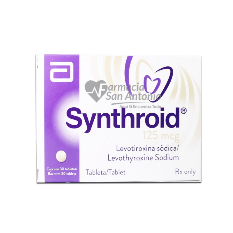 SYNTHROID 125MCG X 30 TAB á