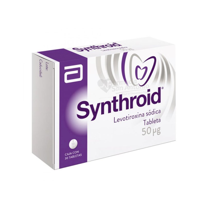 SYNTHROID 50MCG X 30 TAB á