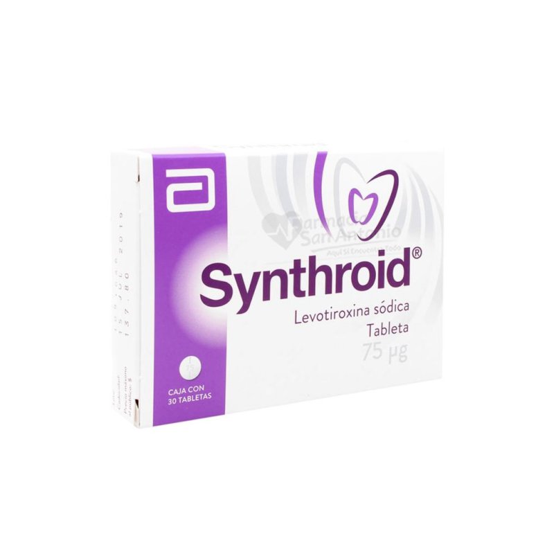 SYNTHROID 75MCG X 30 TAB á