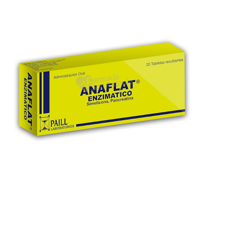 ANAFLAT ENZIMATICO X 20 TAB