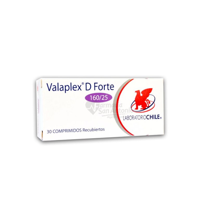 VALAPLEX D FORTE 160/25MG X 30 COMP