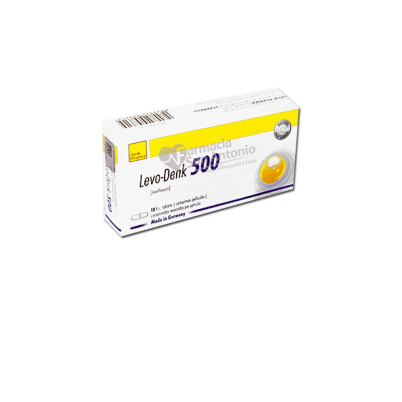 LEVOFLOXACINO-DENK 500MG X 10 COMP
