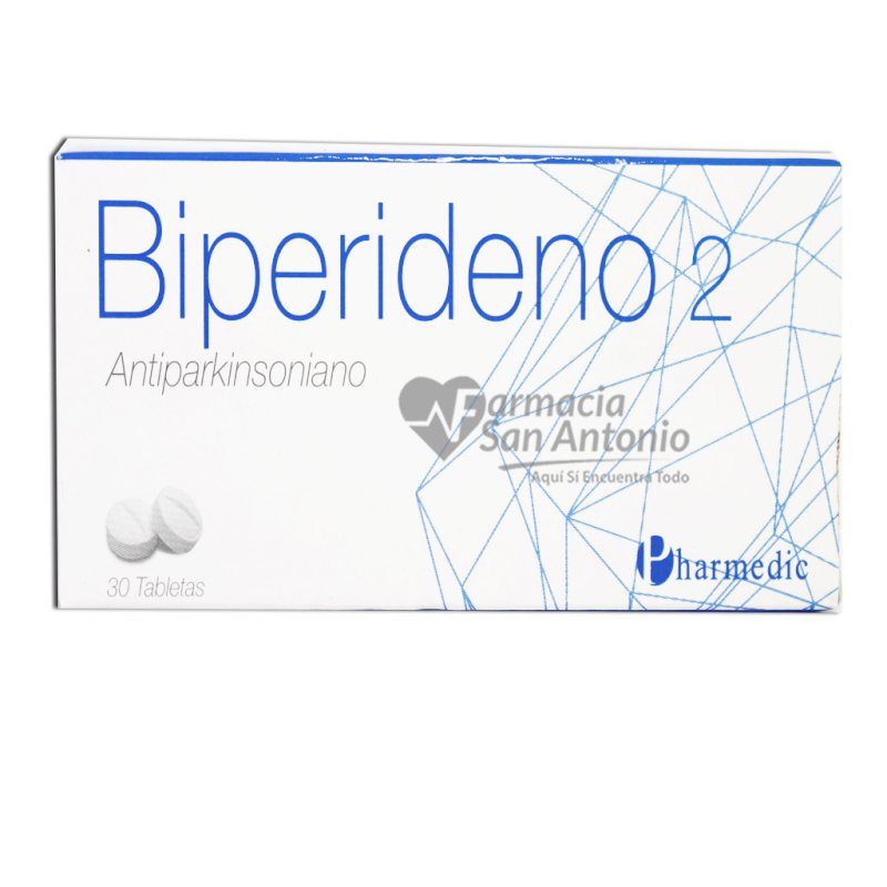 BIPERIDENO 2MG X 30 TAB