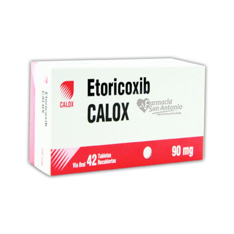 UNIDAD CALOX ETORICOXIB 90MG X 42 TAB