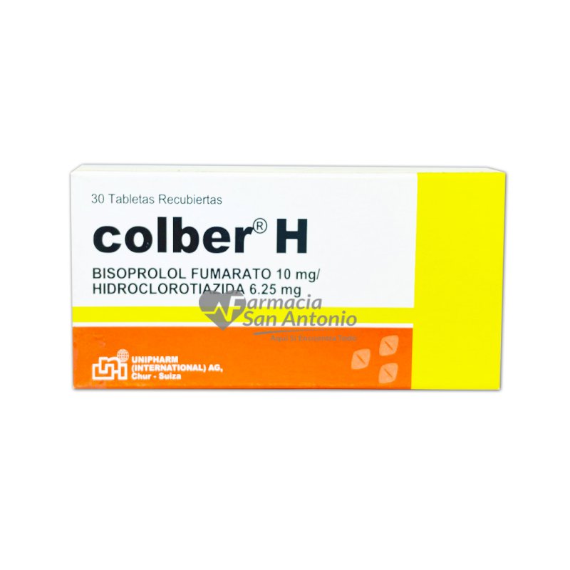 COLBER H 10/6.25MG X 30 TAB