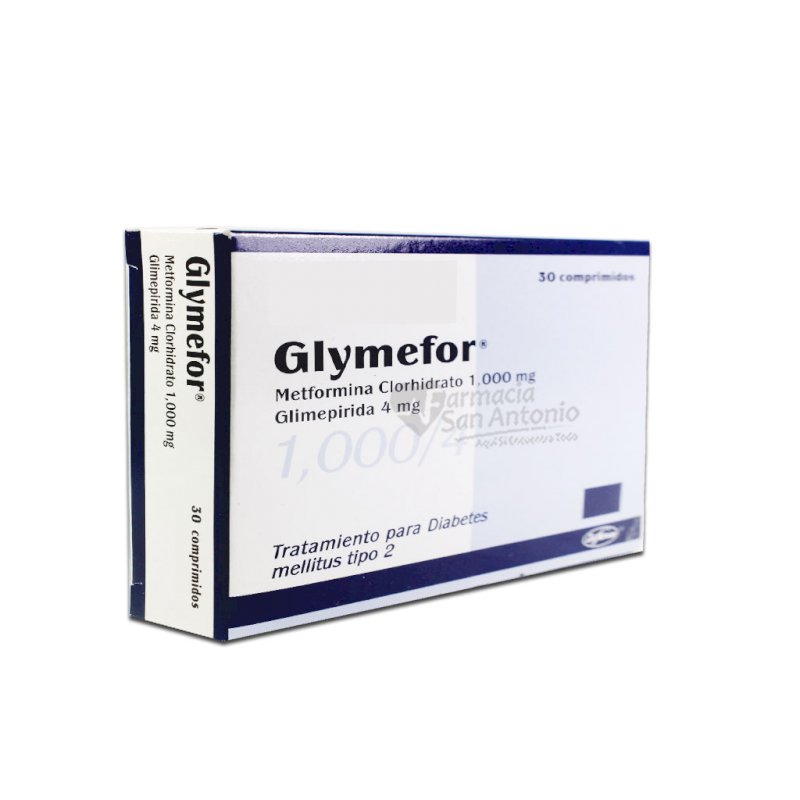 GLYMEFOR 1000MG/4MG X 30 TAB