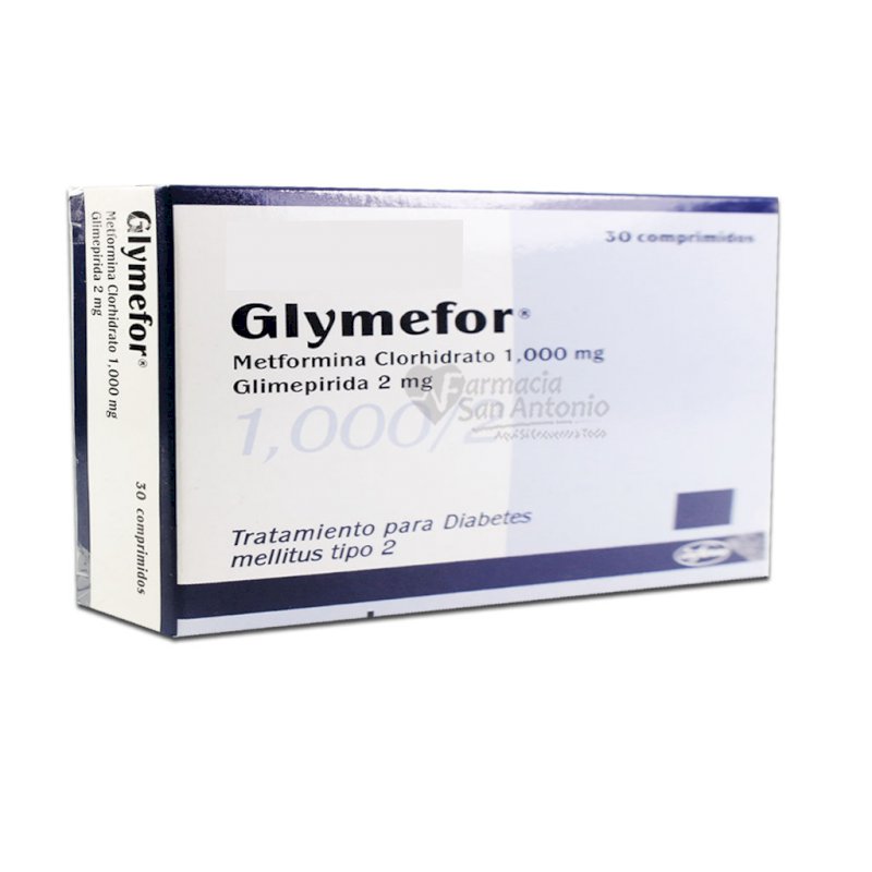 GLYMEFOR 1000MG/2MG X 30 TAB