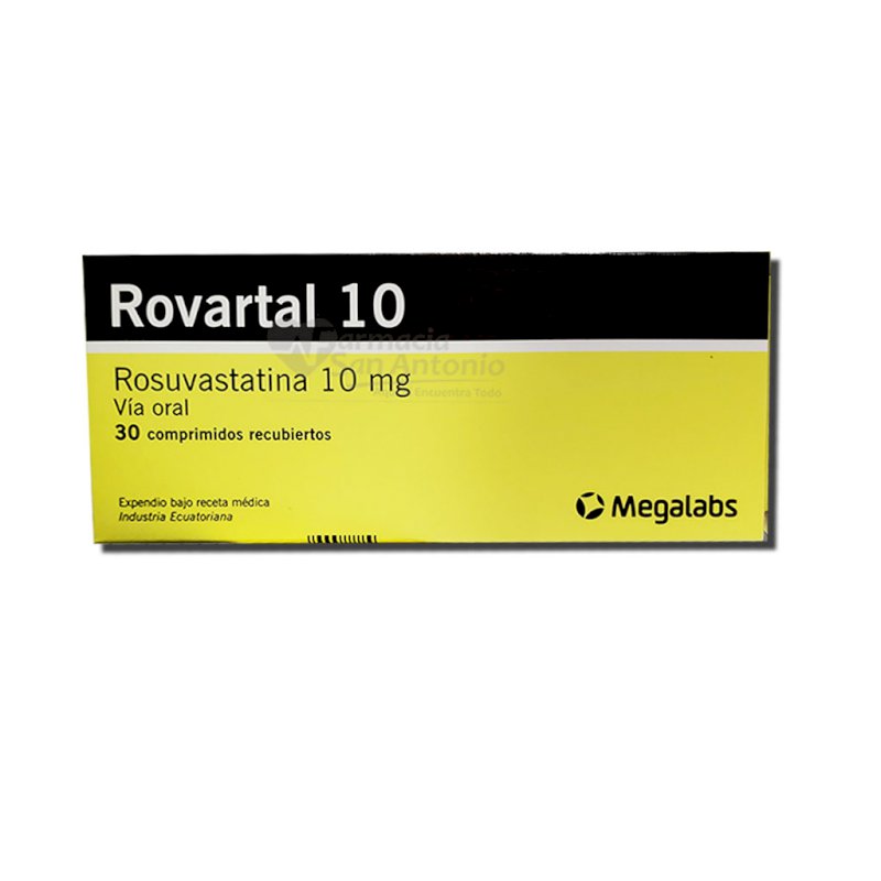 ROVARTAL 10 MG X 30 TAB $