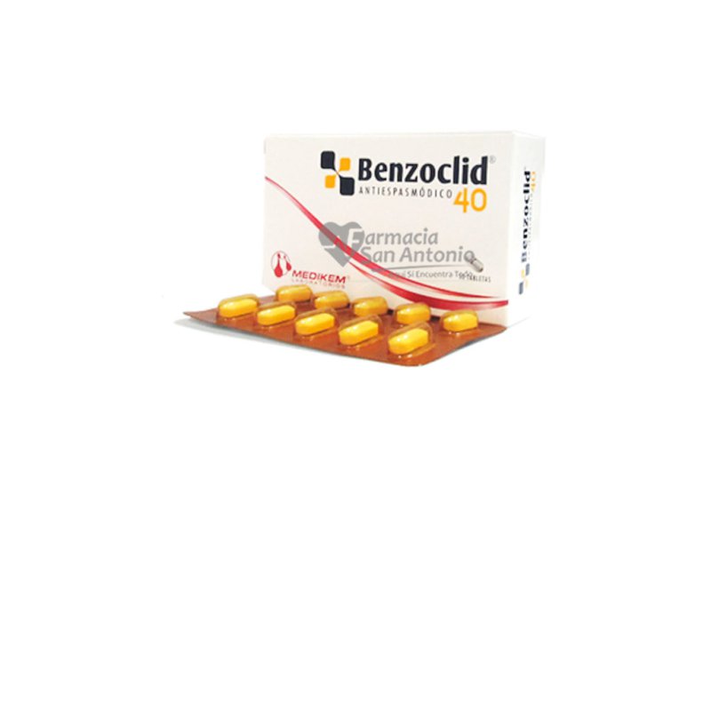 UNIDAD BENZOCLID 40 MG X 50