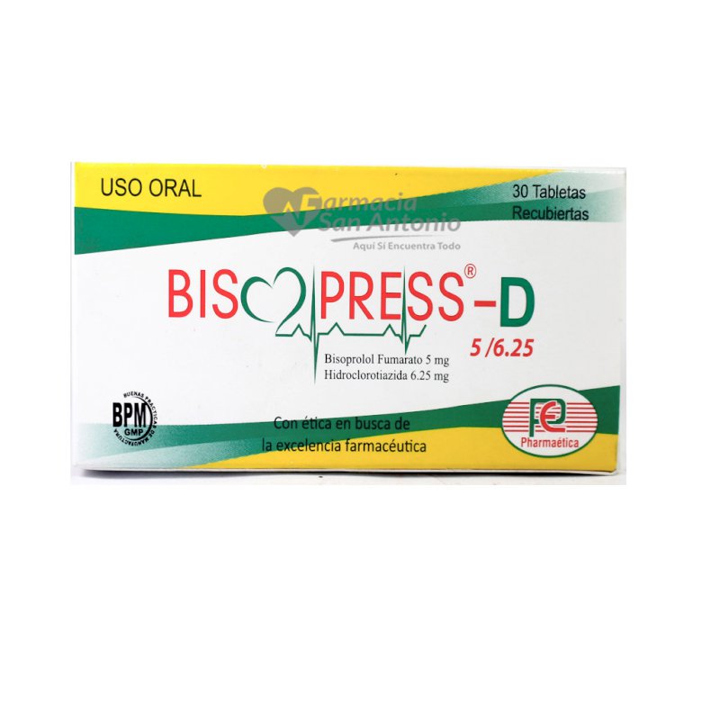 BISOPRESS-D 5/6.25 X 30 TABS
