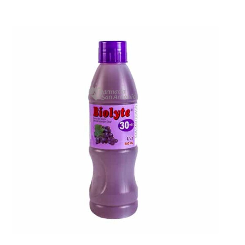 BIOLYTE SUERO SABOR UVA-30