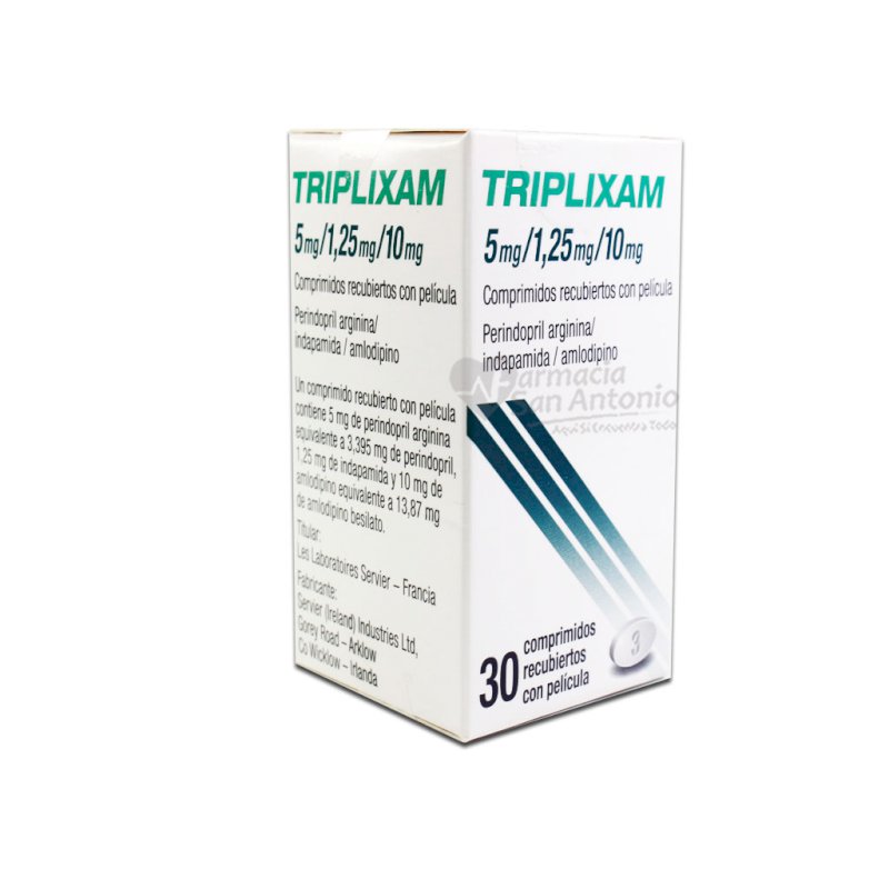 TRIPLIXAM 5MG/1.25MG/10MG X 30 COMP