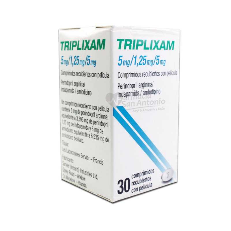 TRIPLIXAM 5MG/1.25MG/5MG X 30 COMP