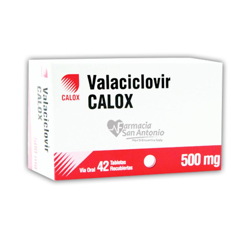 UNIDAD CALOX VALACICLOVIR 500MG