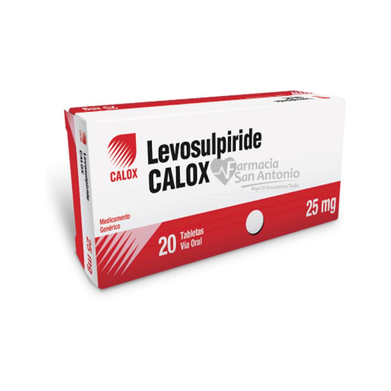 UNIDAD CALOX LEVOSULFIRIDE 25MG