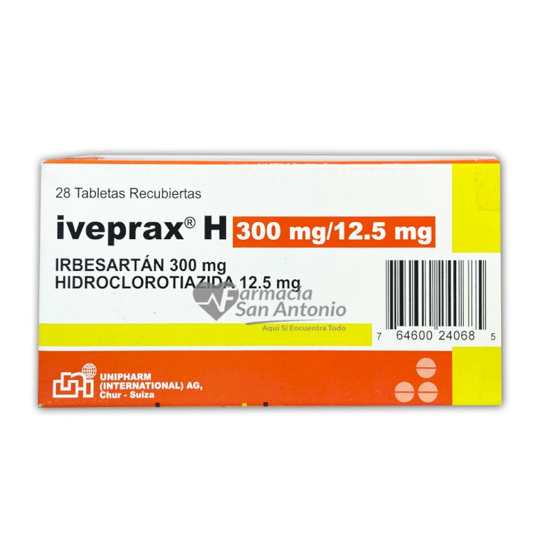 IVEPRAX H 300/12.5 X 28 TABLETAS
